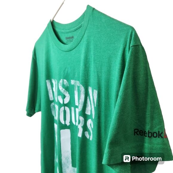 Reebok Mens Boston Conquers All Short Sleeve Crewneck Tee Size Medium - Picture 4 of 6